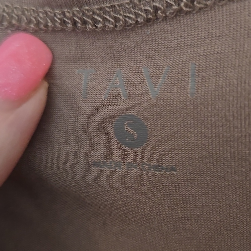 TAVI WOMENS hi LO TANK TAUPE SIZE SMALL - Picture 2 of 6